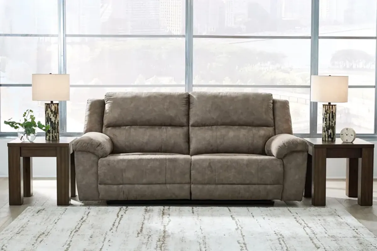 Laresview - Fossil - 2 Seat Reclining Sofa