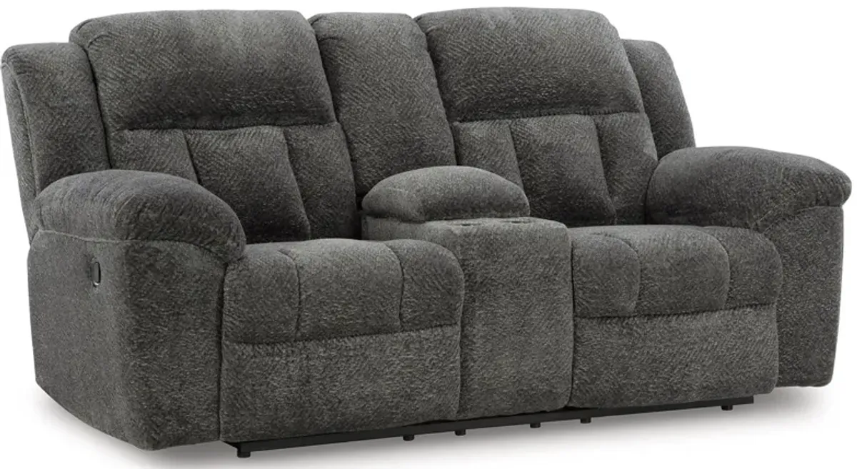 Frohn - Dbl Reclining Loveseat With Console