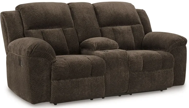 Frohn - Dbl Reclining Loveseat With Console