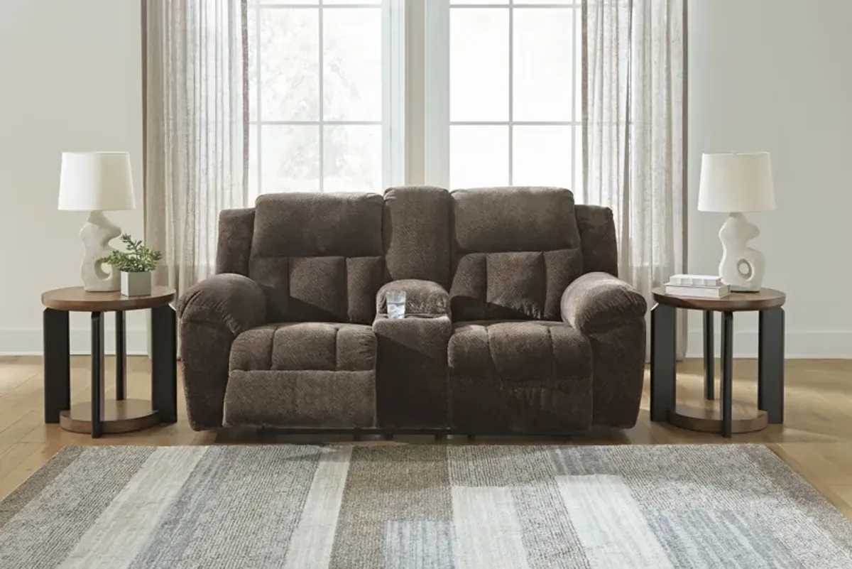 Frohn - Dbl Reclining Loveseat With Console