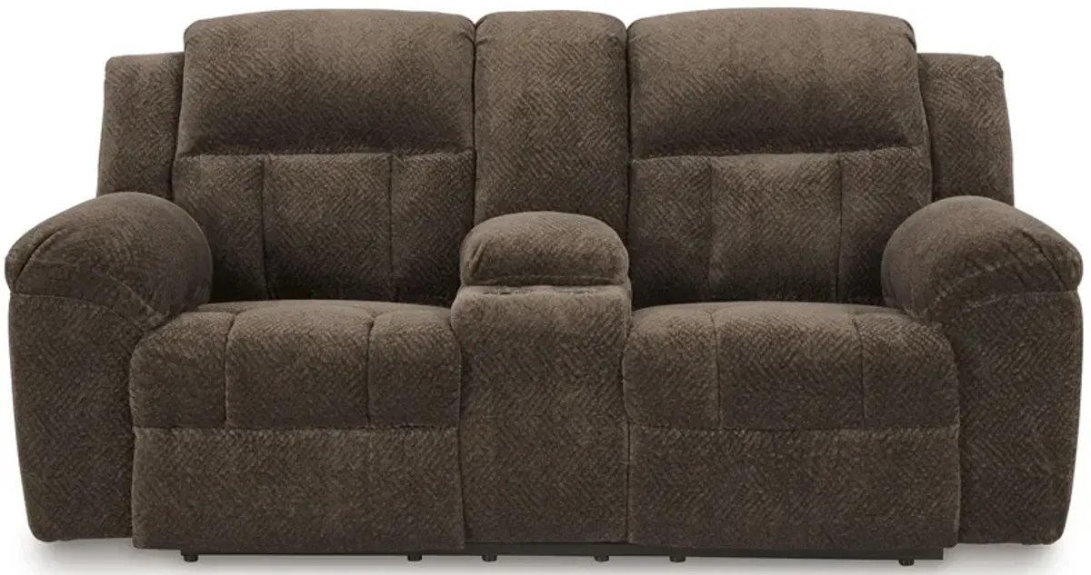 Frohn - Dbl Reclining Loveseat With Console