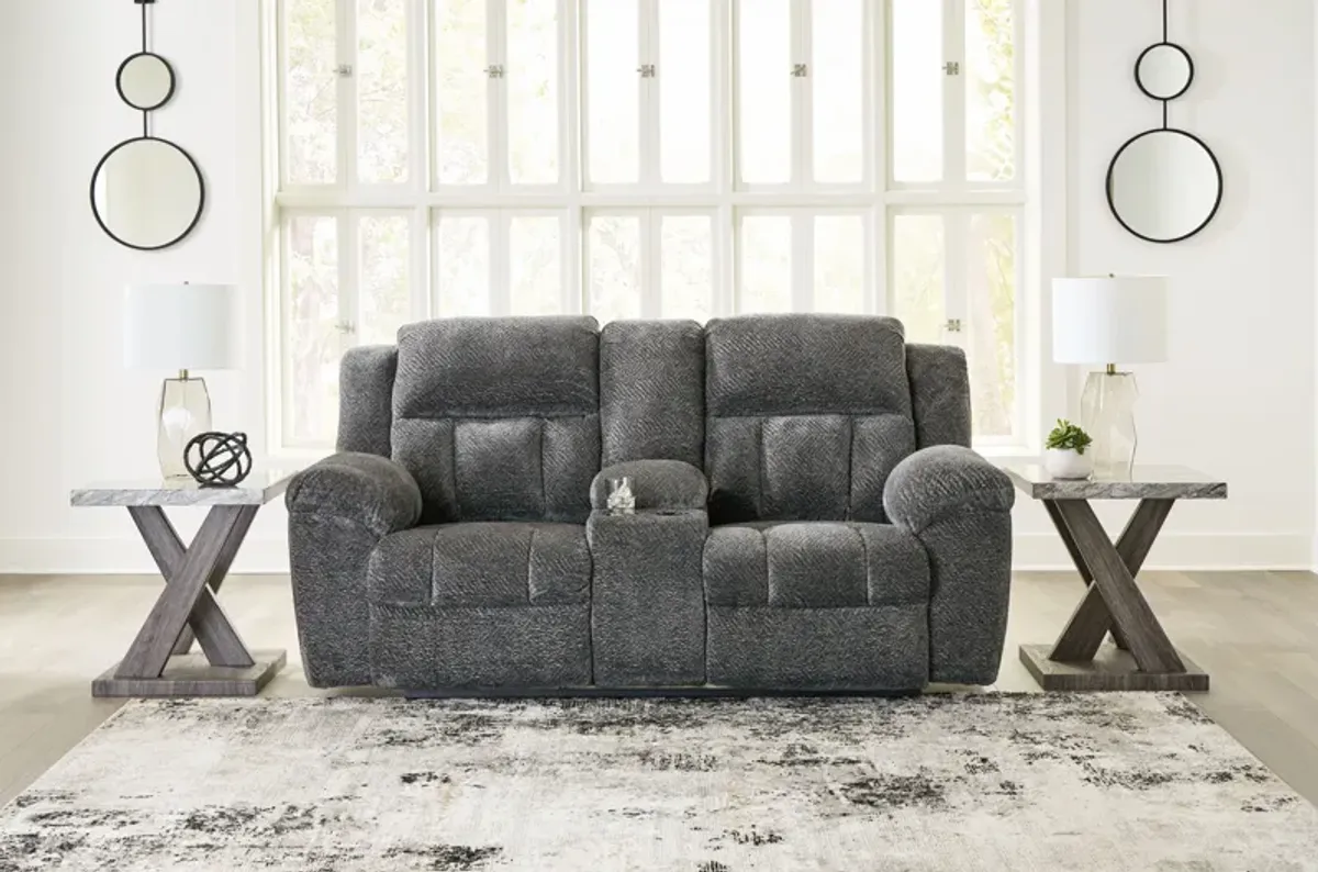 Frohn - Dbl Reclining Loveseat With Console