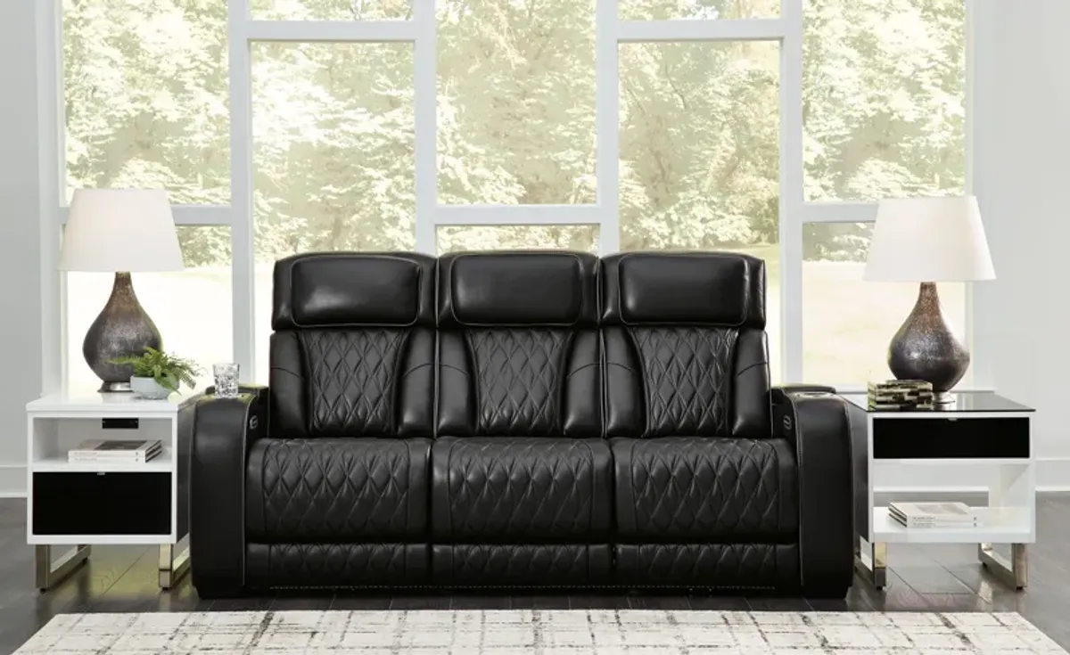 Boyington - Power Reclining Sofa With Adj Headrest