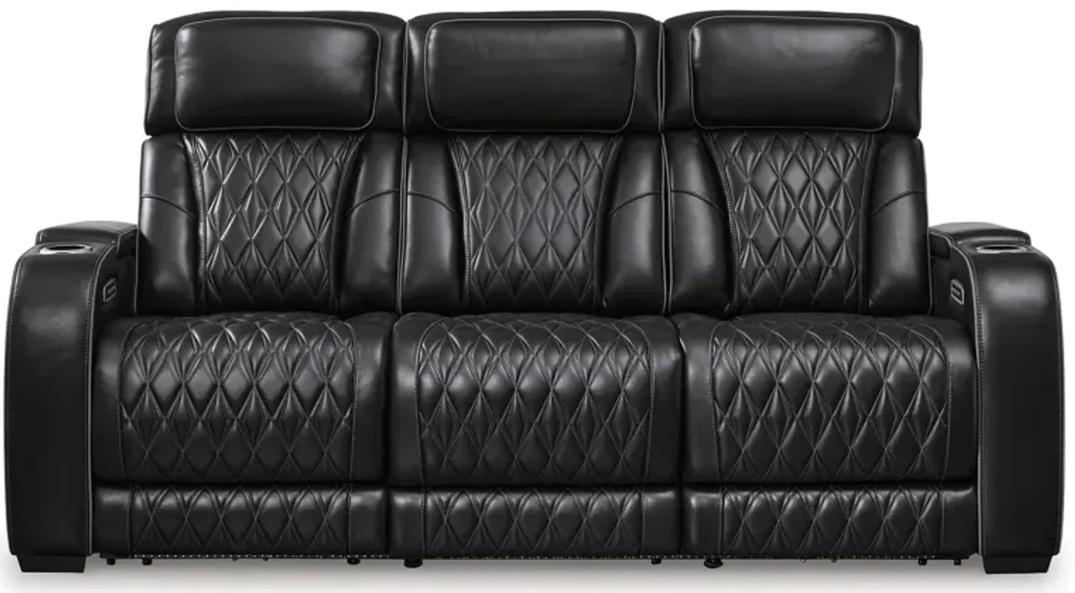 Boyington - Power Reclining Sofa With Adj Headrest