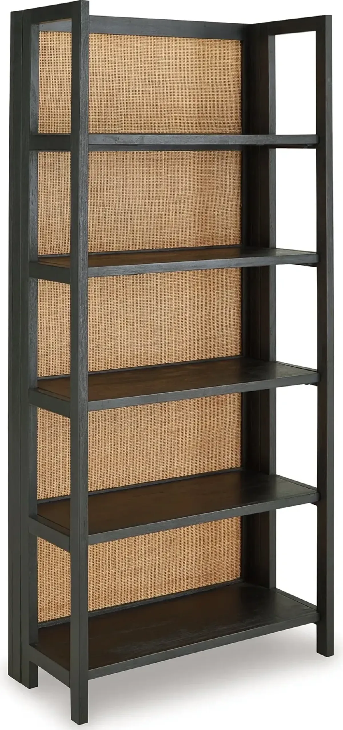Abyard - Bookcase - Black / Natural
