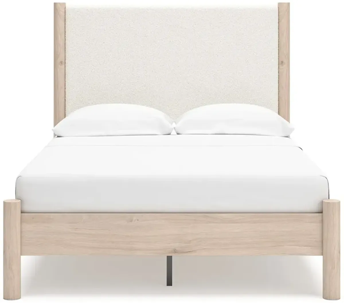 Cadmori - Upholstered Panel Bed