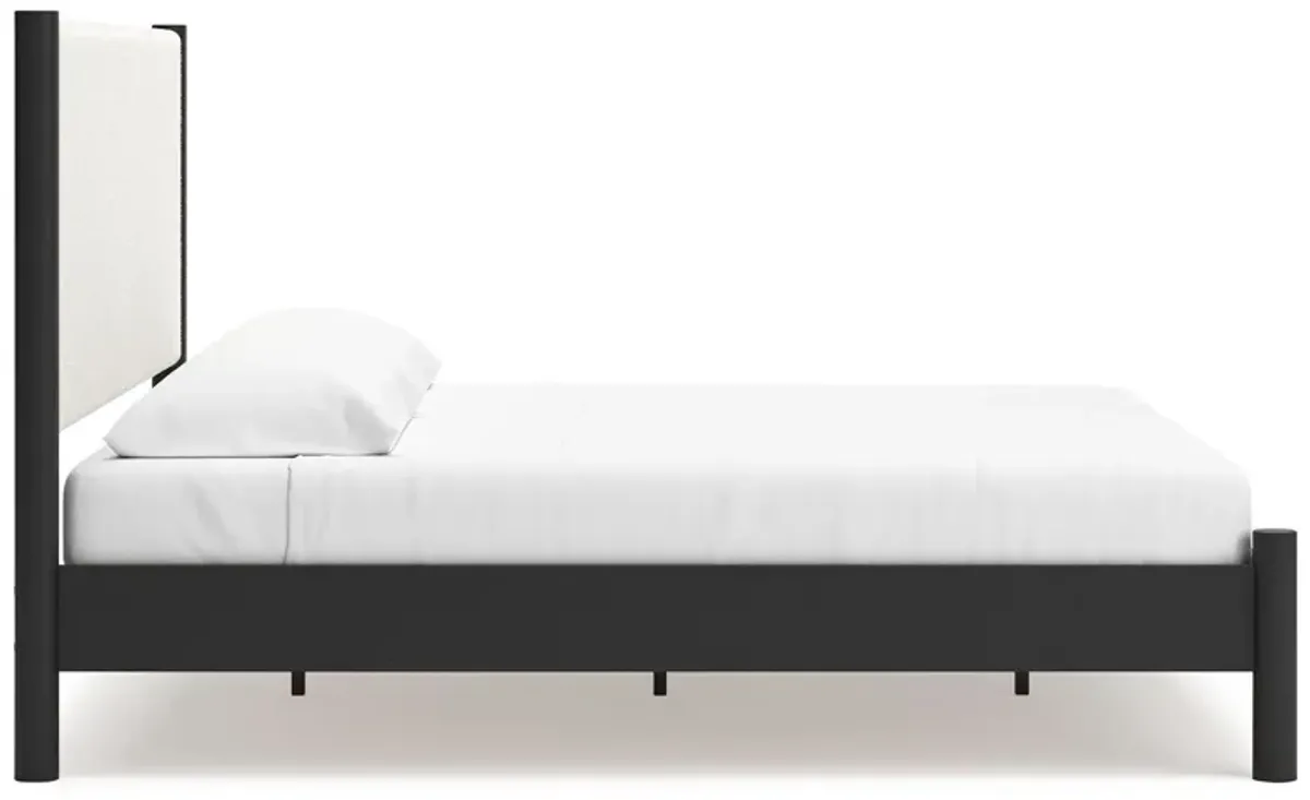 Cadmori - Upholstered Panel Bed