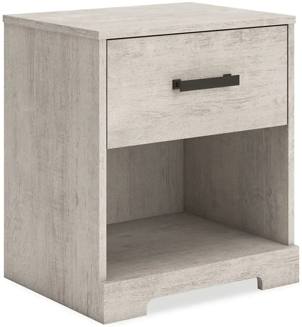 Shawburn - Whitewash - One Drawer Night Stand