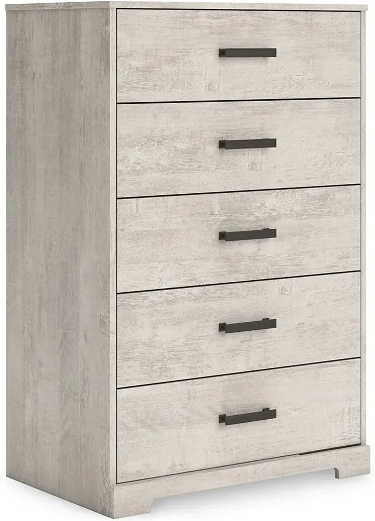 Shawburn - Whitewash - Five Drawer Chest