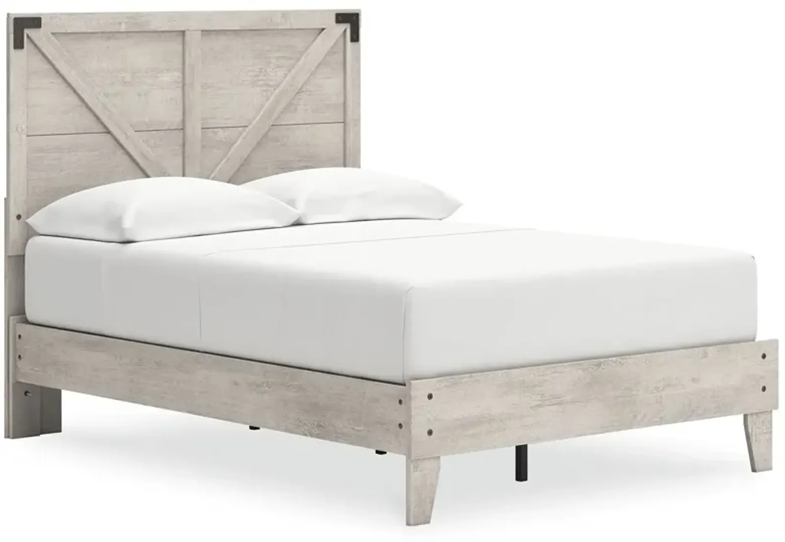 Shawburn - Platform Bed With Crossbuck Panel Headboard