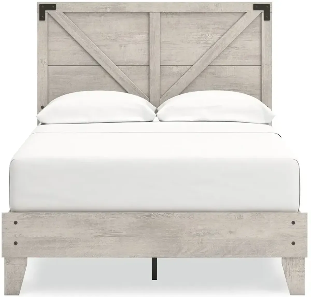 Shawburn - Platform Bed With Crossbuck Panel Headboard