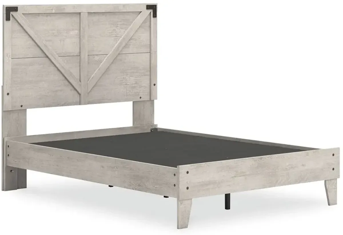 Shawburn - Platform Bed With Crossbuck Panel Headboard