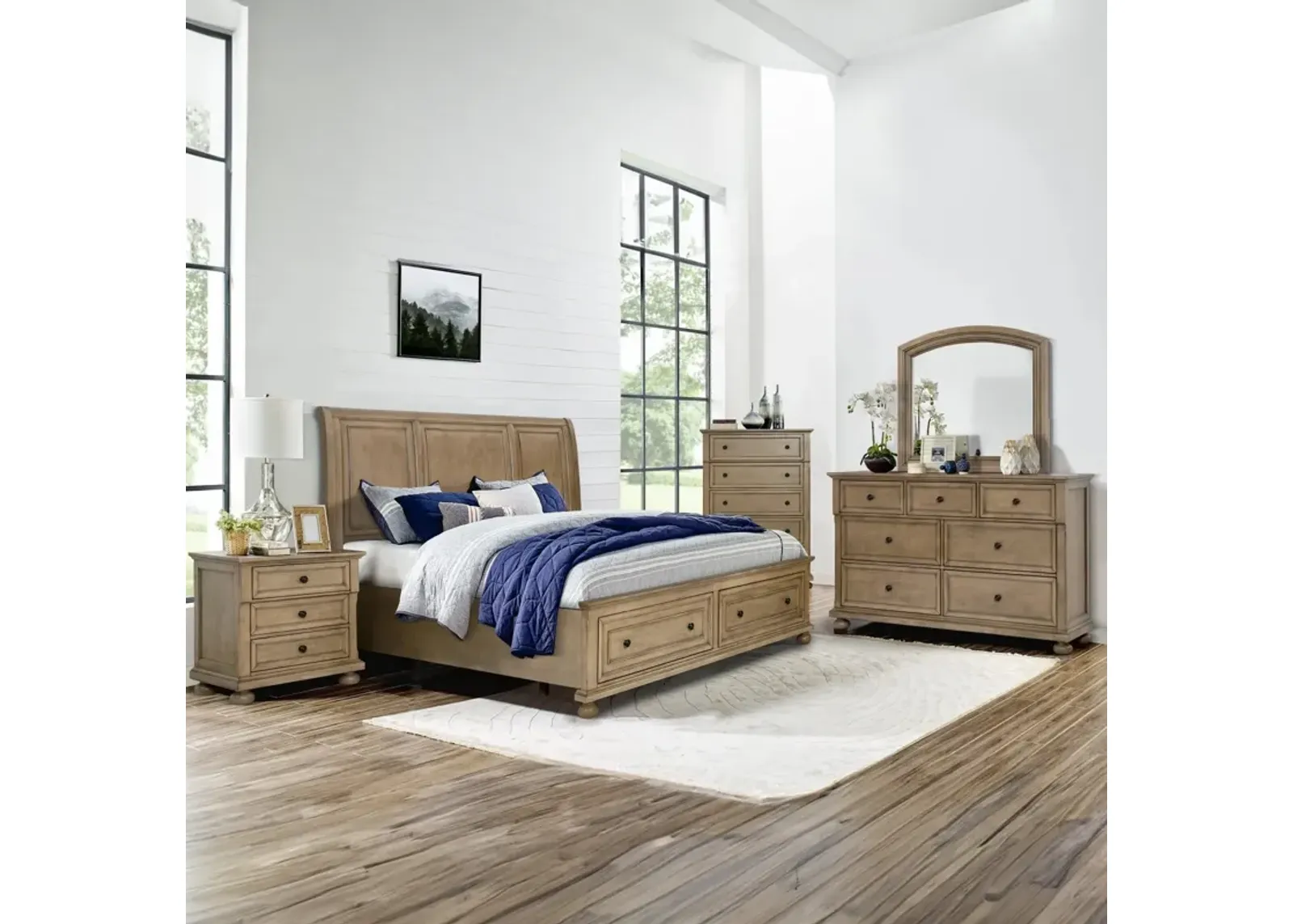 6 PIECE BEDROOM SET