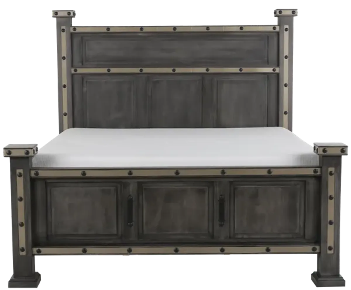 HACIENDA 6 Piece Bedroom set - Grey