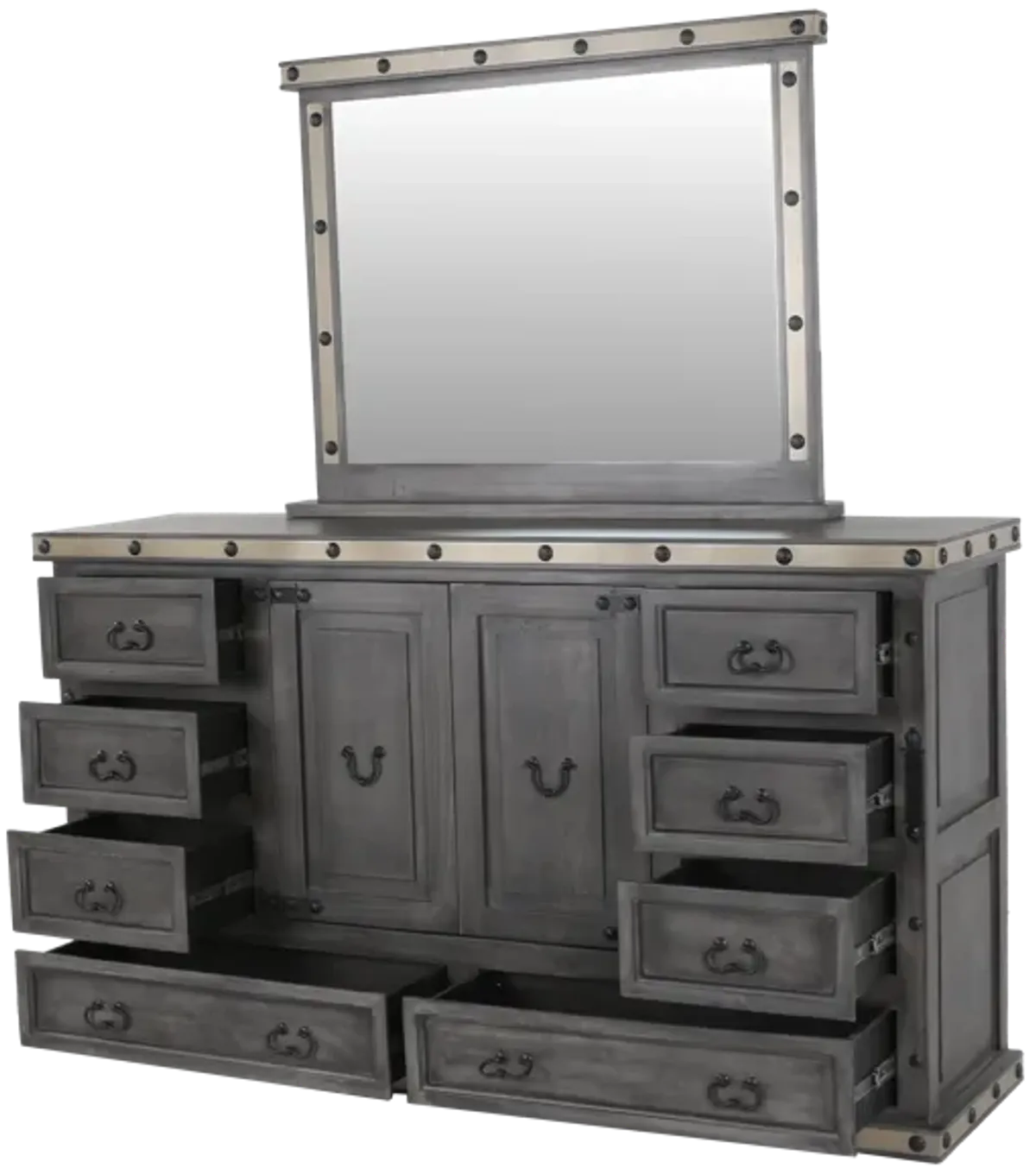 HACIENDA 6 Piece Bedroom set - Grey