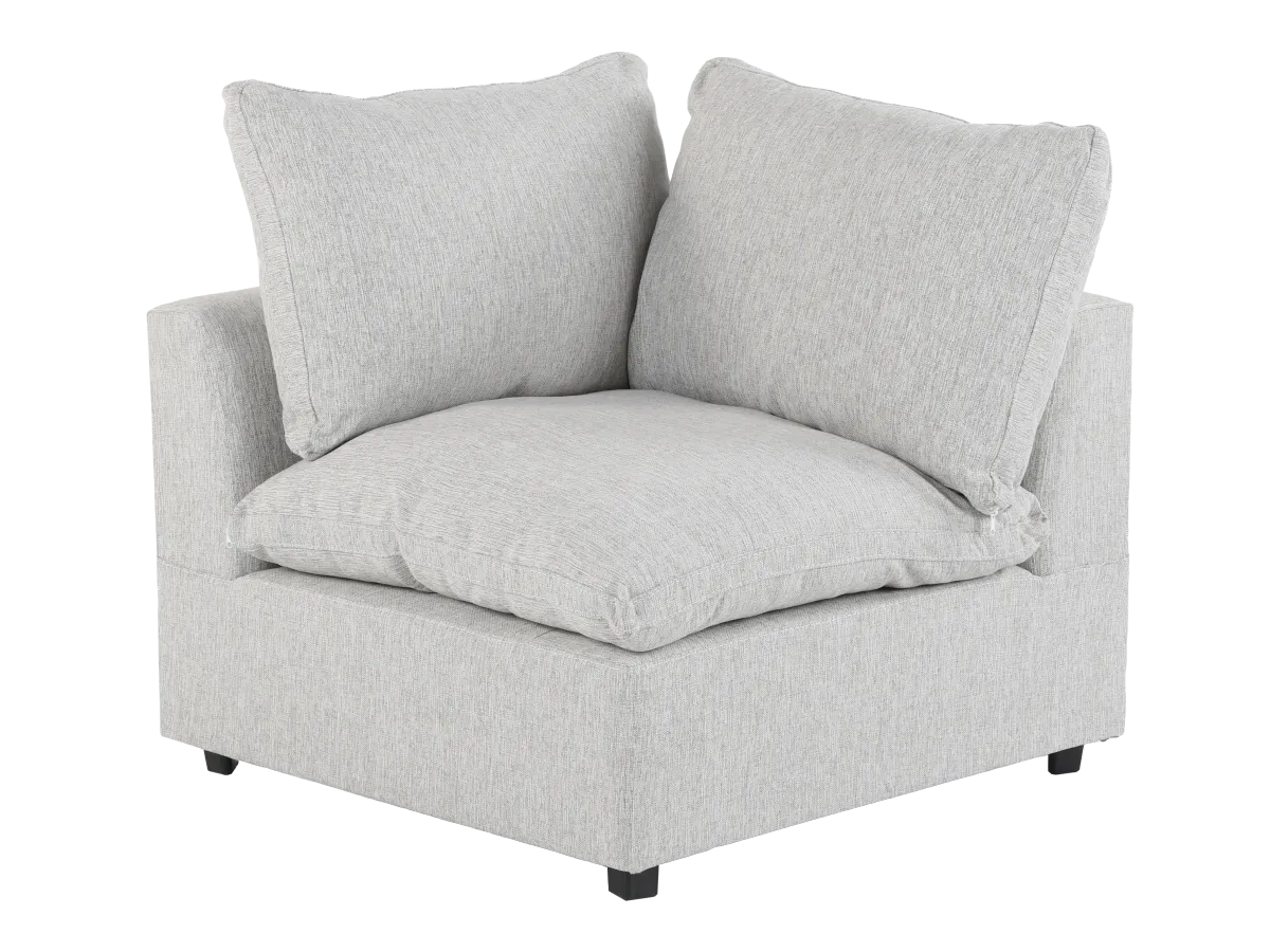 Cloud 3 Piece Modular Sectional - 2 Corners + 1 Armless