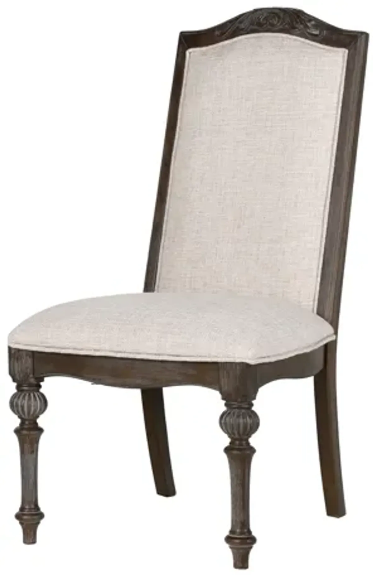 Reclaimed Grey Oak Round Pedestal 6-Piece Dining Set