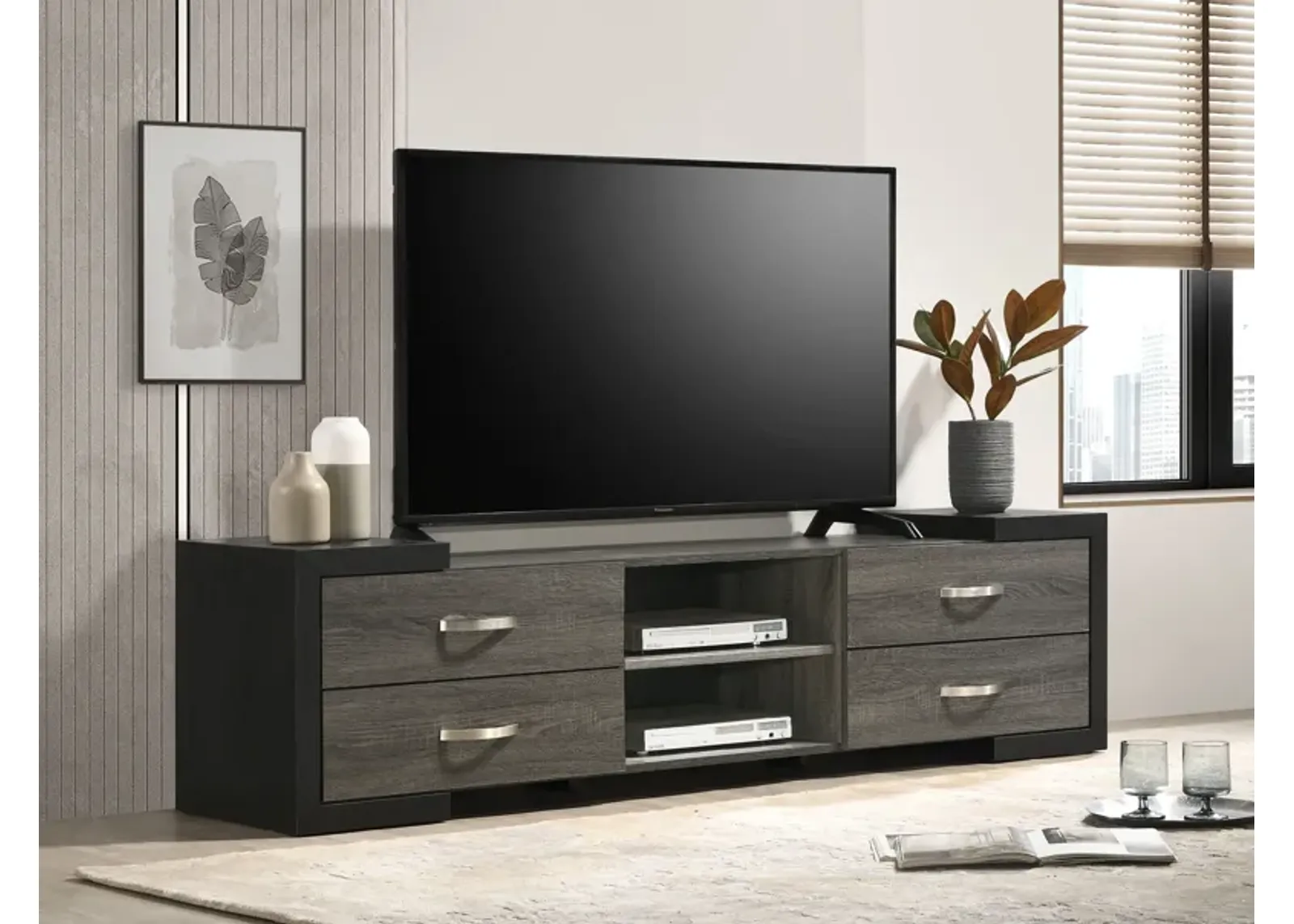 Brant - Tv Stand - Dark Brown