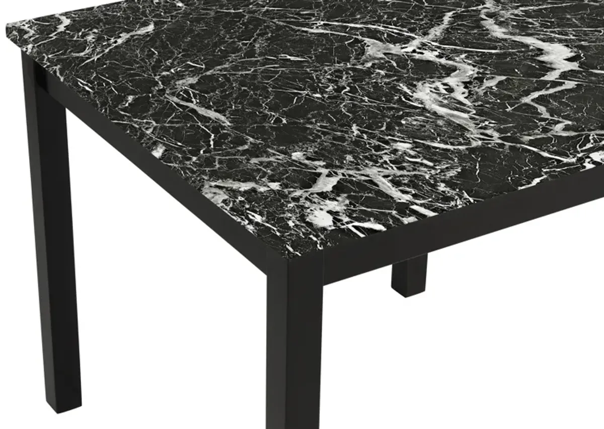 Lennon - 5 Piece Counter Height Set - All Black