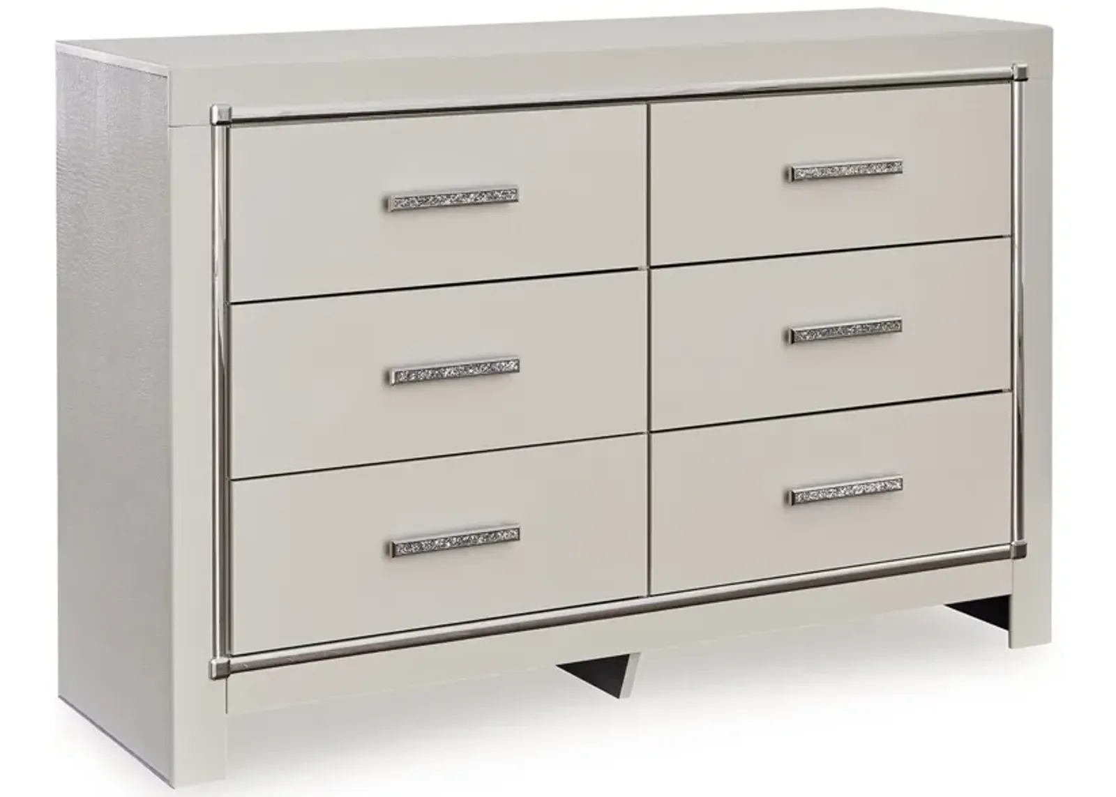 Zyniden - Silver - Six Drawer Dresser