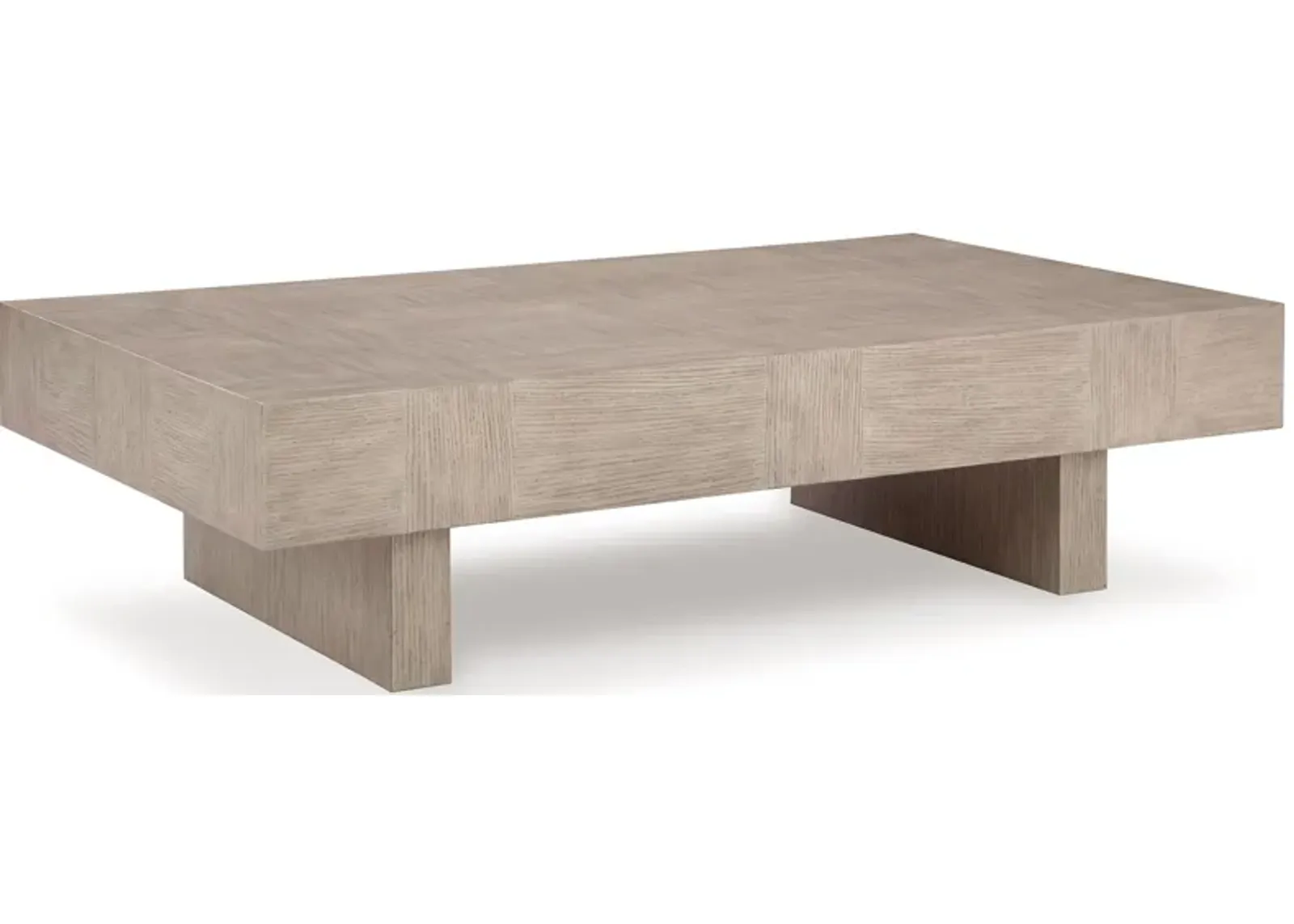 Jorlaina - Light Grayish Brown - Rectangular Cocktail Table