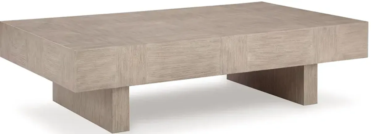 Jorlaina - Light Grayish Brown - Rectangular Cocktail Table