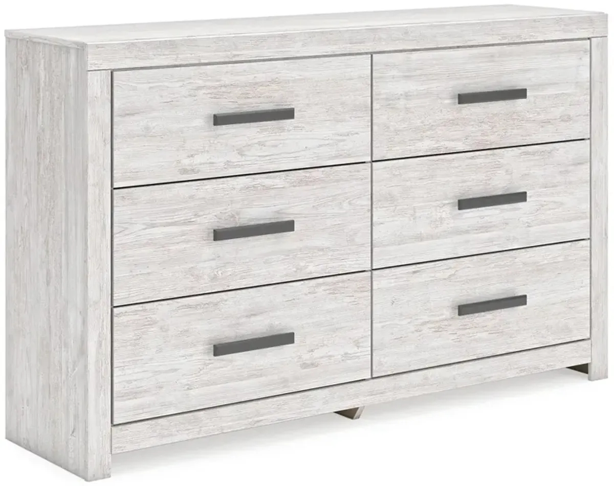 Cayboni - Whitewash - Six Drawer Dresser