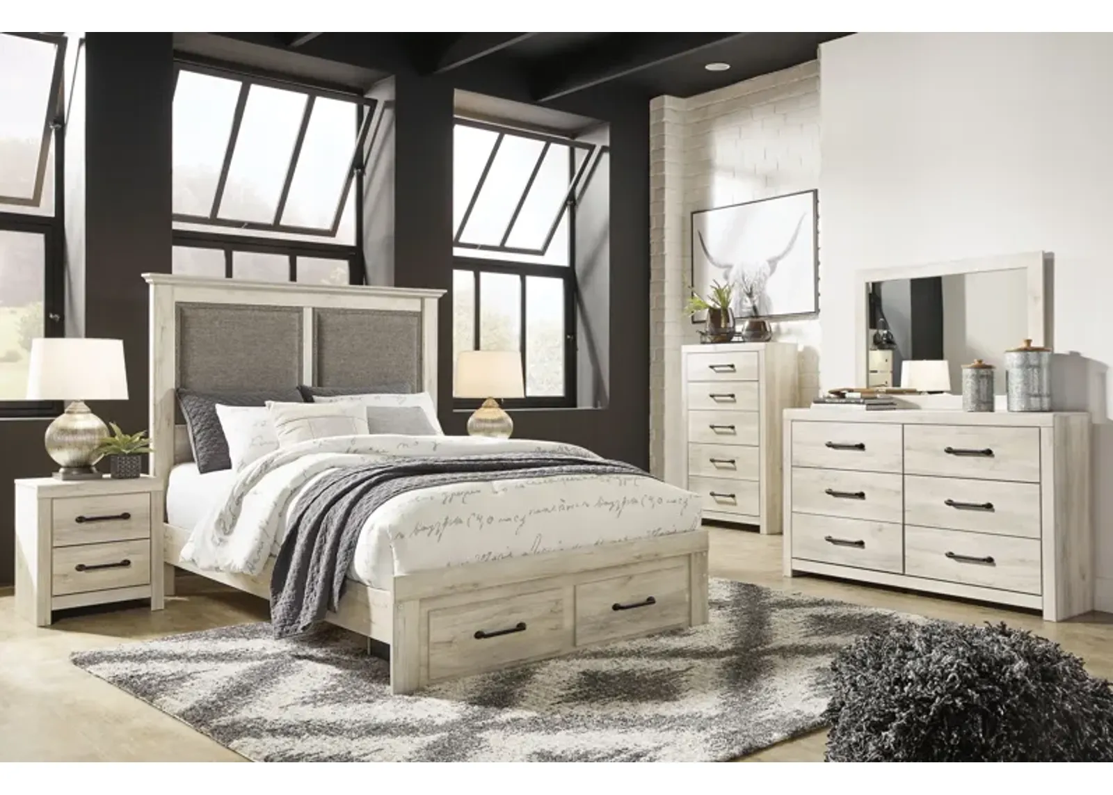 Cambeck - Upholstered Panel Bedroom Set