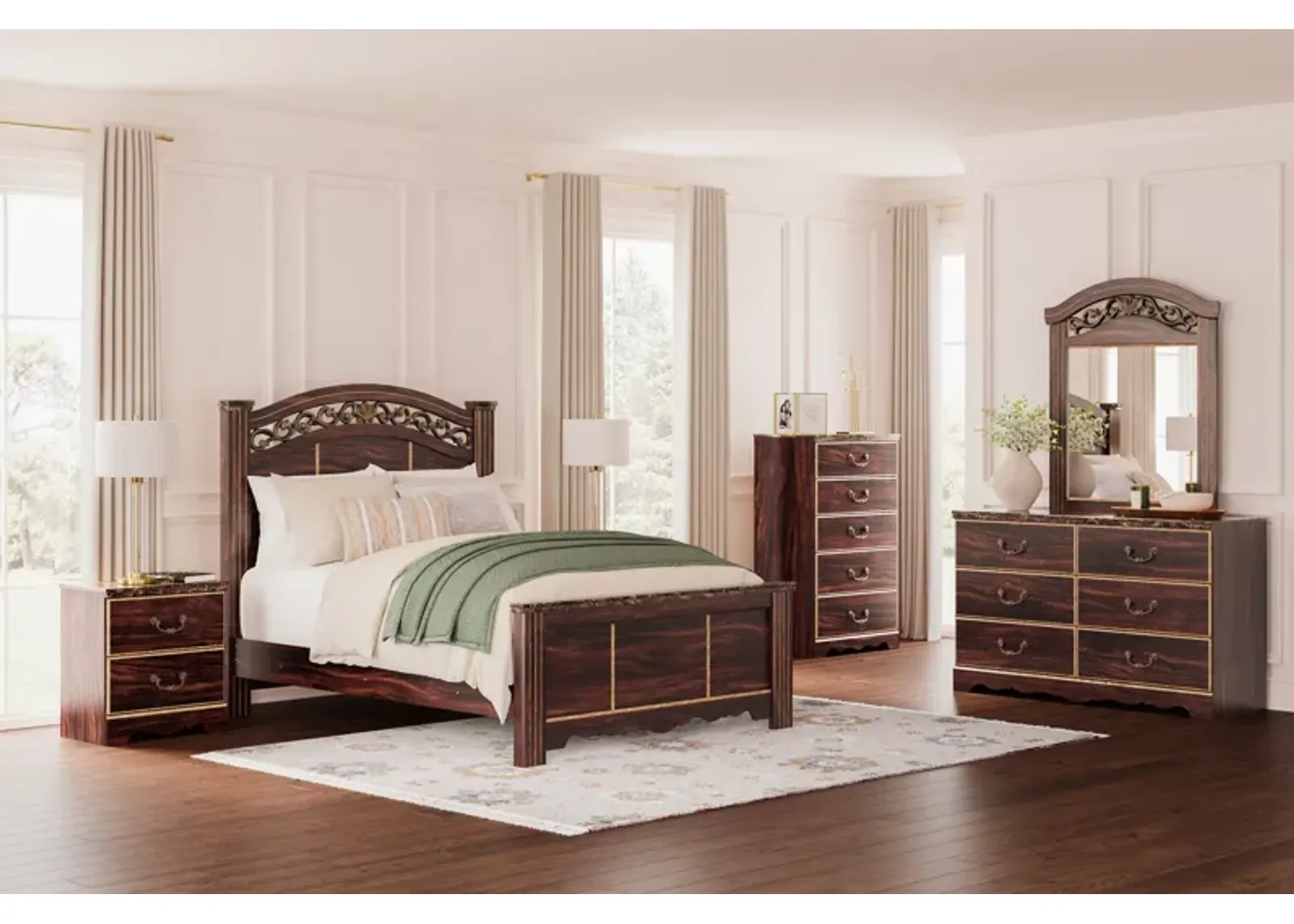 Glosmount - Poster Bedroom Set