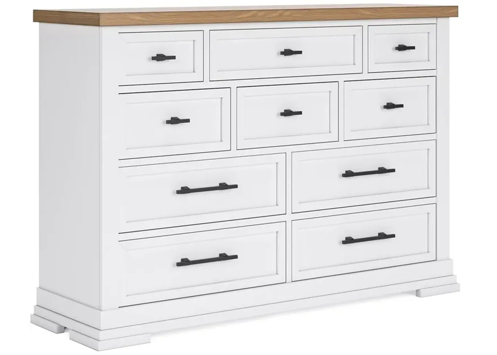 Ashbryn - White / Natural - Dresser