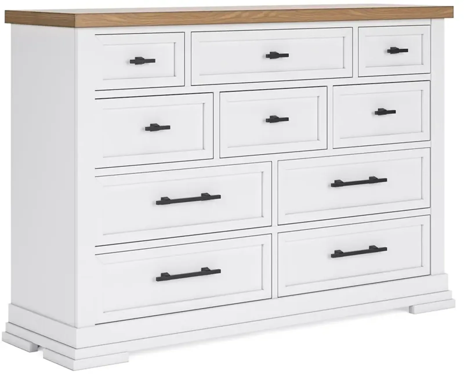 Ashbryn - White / Natural - Dresser