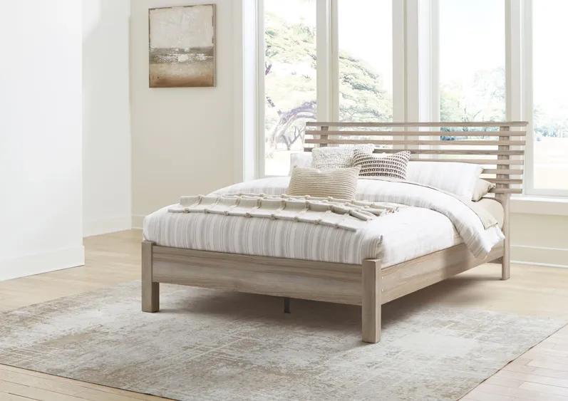 Hasbrick - Slat Panel Bedroom Set