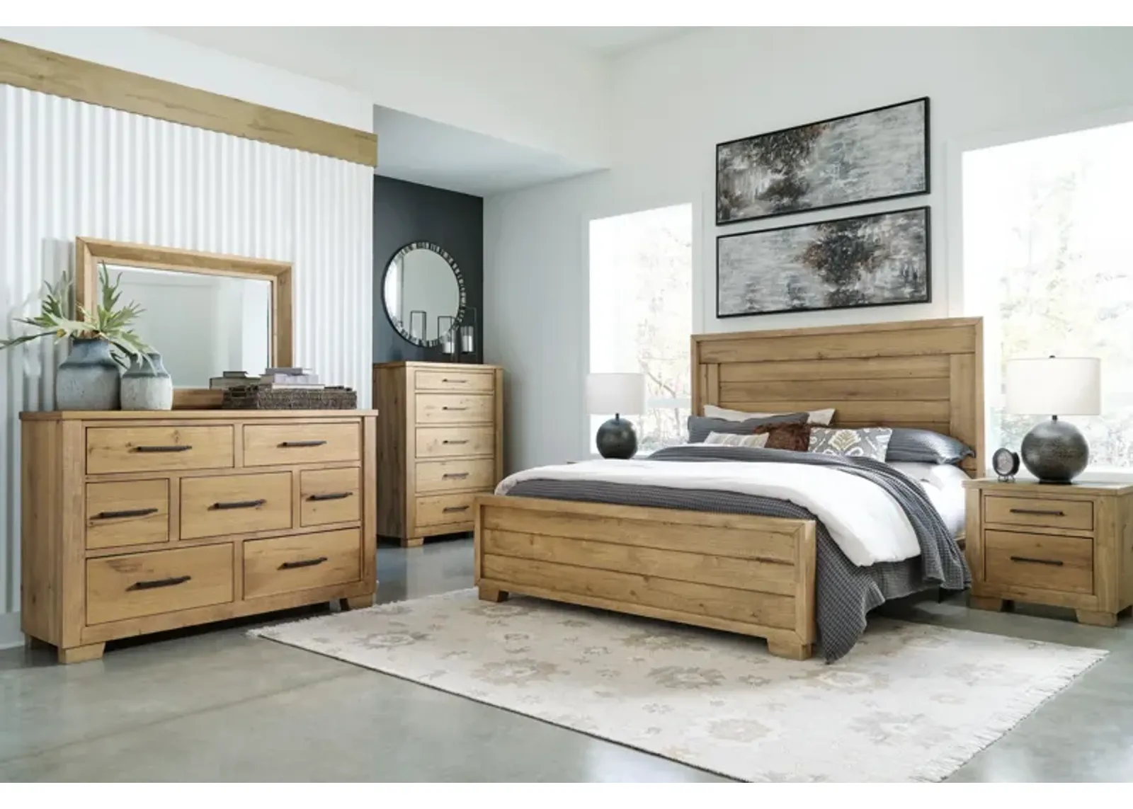 Galliden - Panel Bedroom Set