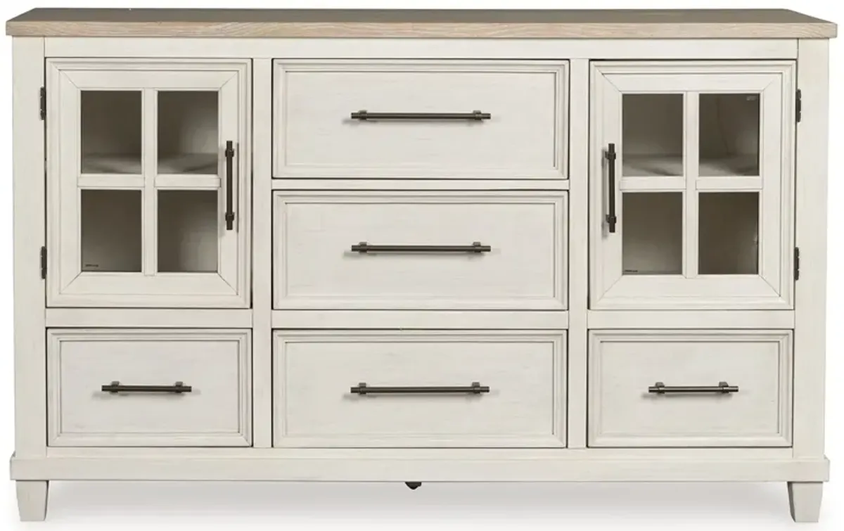 Shaybrock - Antique White / Brown - Dresser