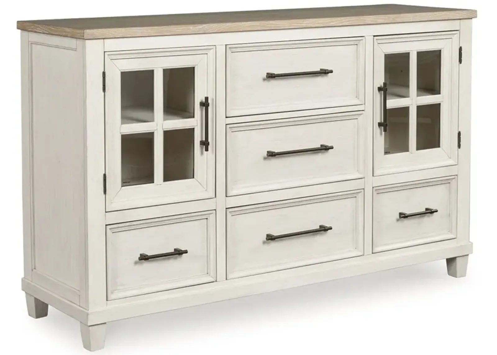 Shaybrock - Antique White / Brown - Dresser