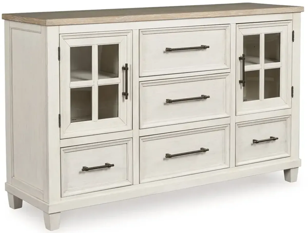 Shaybrock - Antique White / Brown - Dresser