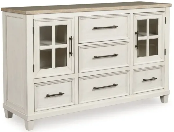 Shaybrock - Antique White / Brown - Dresser