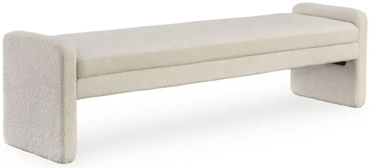Lembertson - Accent Bench - Ecru