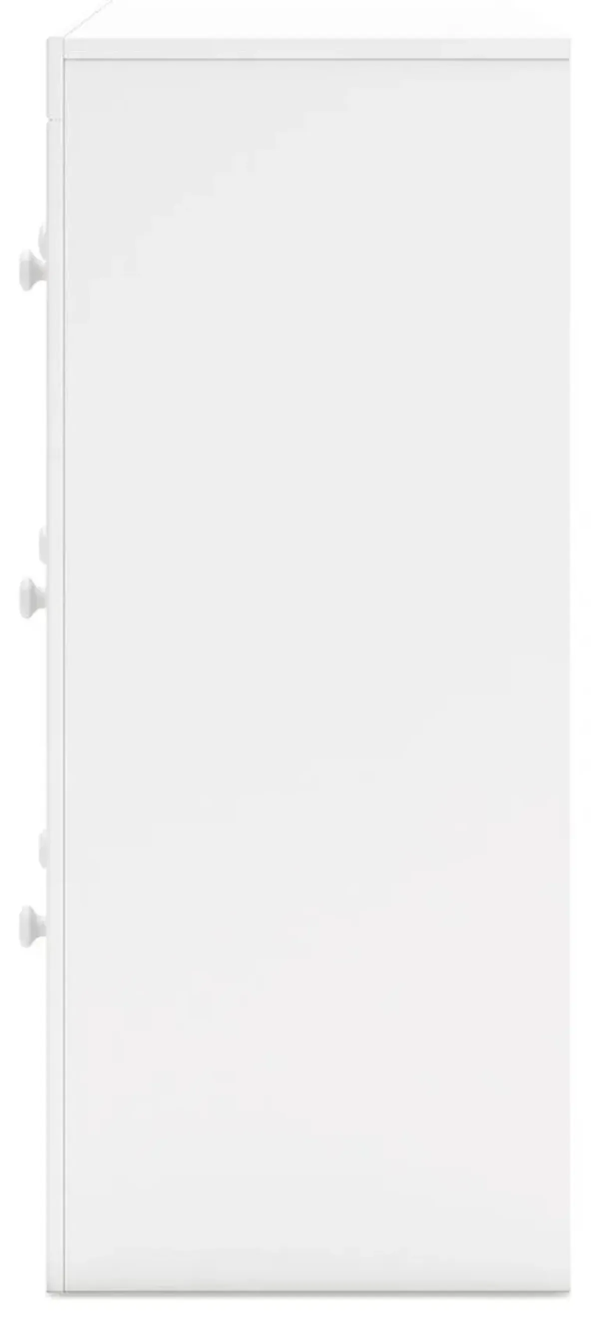 Mollviney - White - Six Drawer Dresser