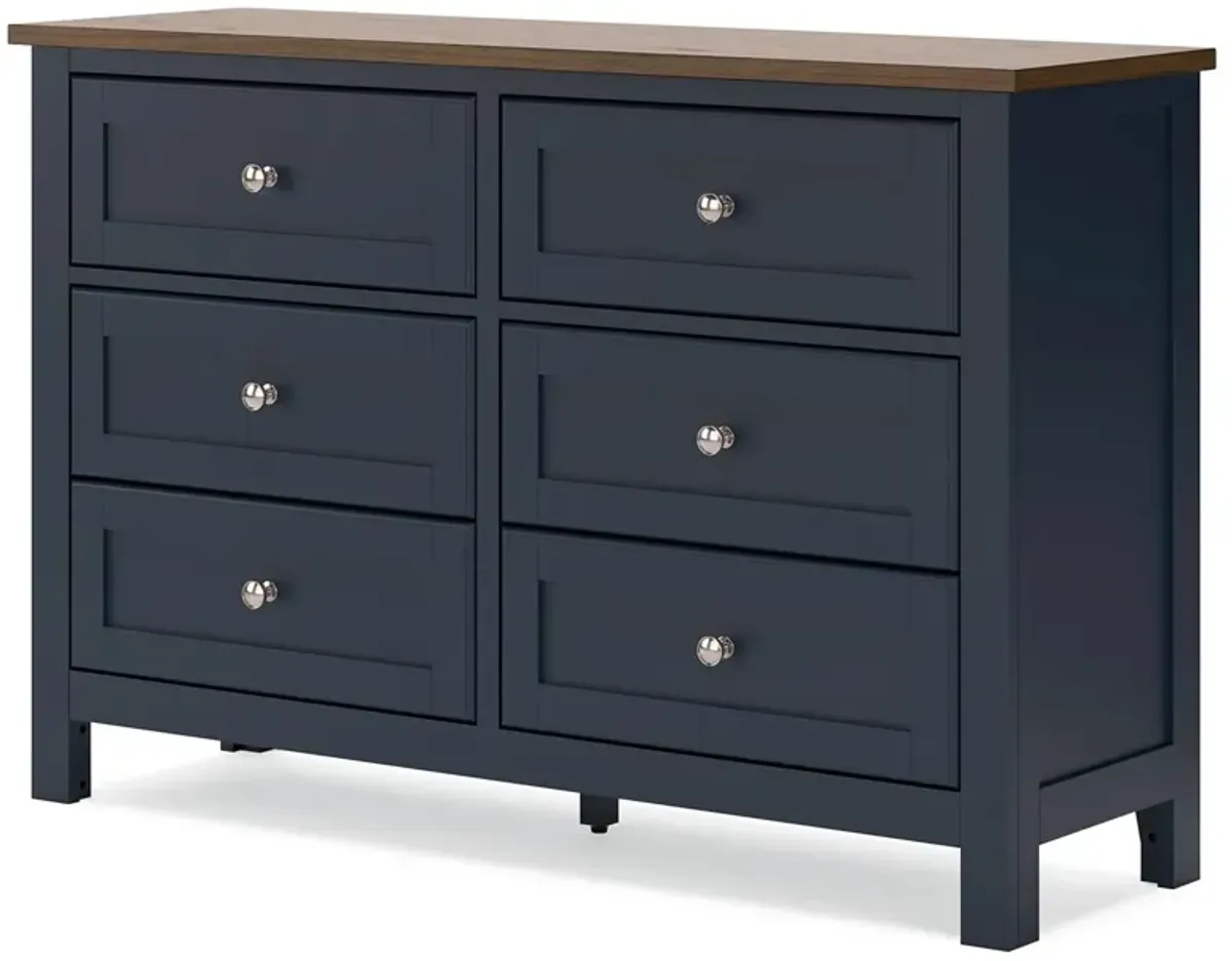 Landocken - Brown / Blue - Dresser