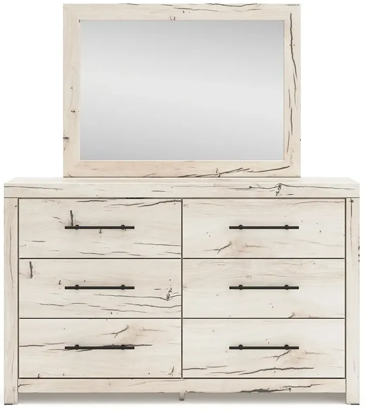 Lawroy - Light Natural - Dresser And Mirror