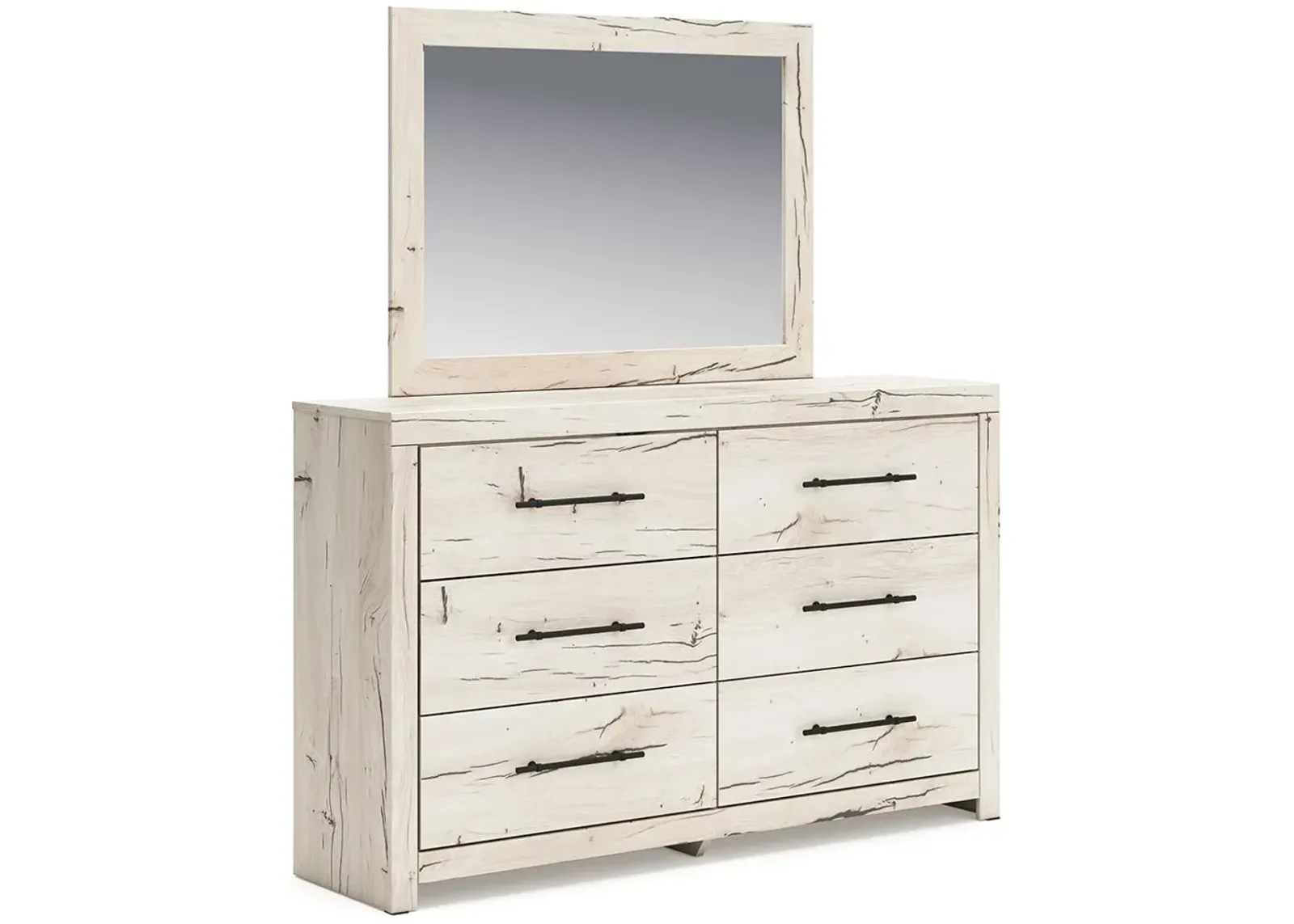 Lawroy - Light Natural - Dresser And Mirror