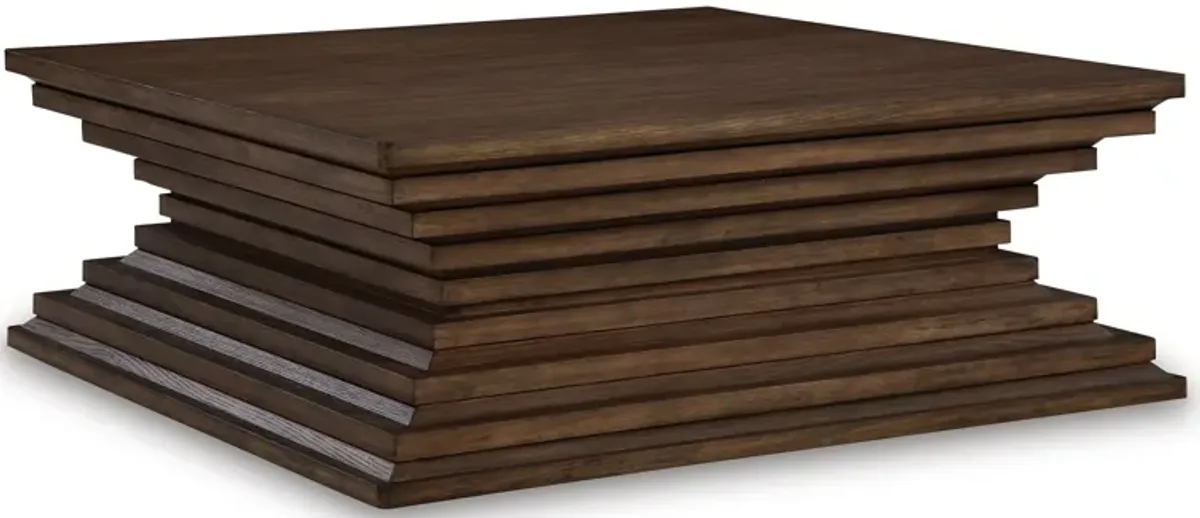 Hannodream - Square Cocktail Table - Warm Brown