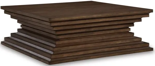 Hannodream - Square Cocktail Table - Warm Brown