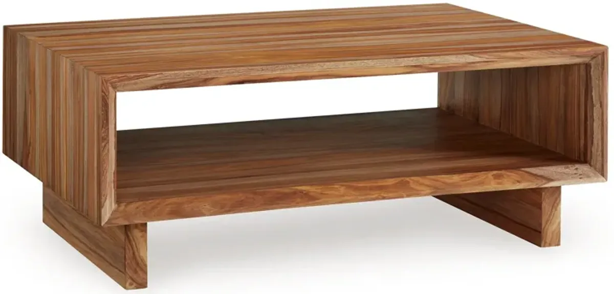 Dressonni - Rectangular Cocktail Table - Brown