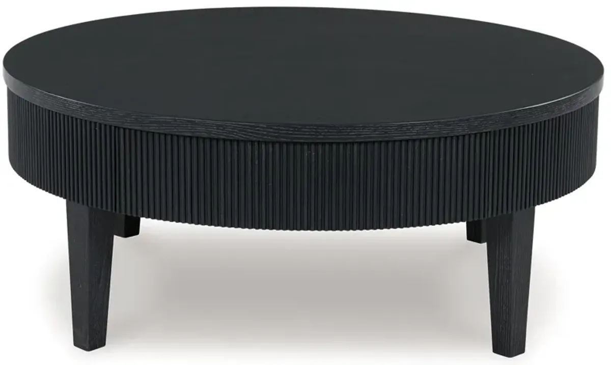 Marstream - Black - Round Cocktail Table