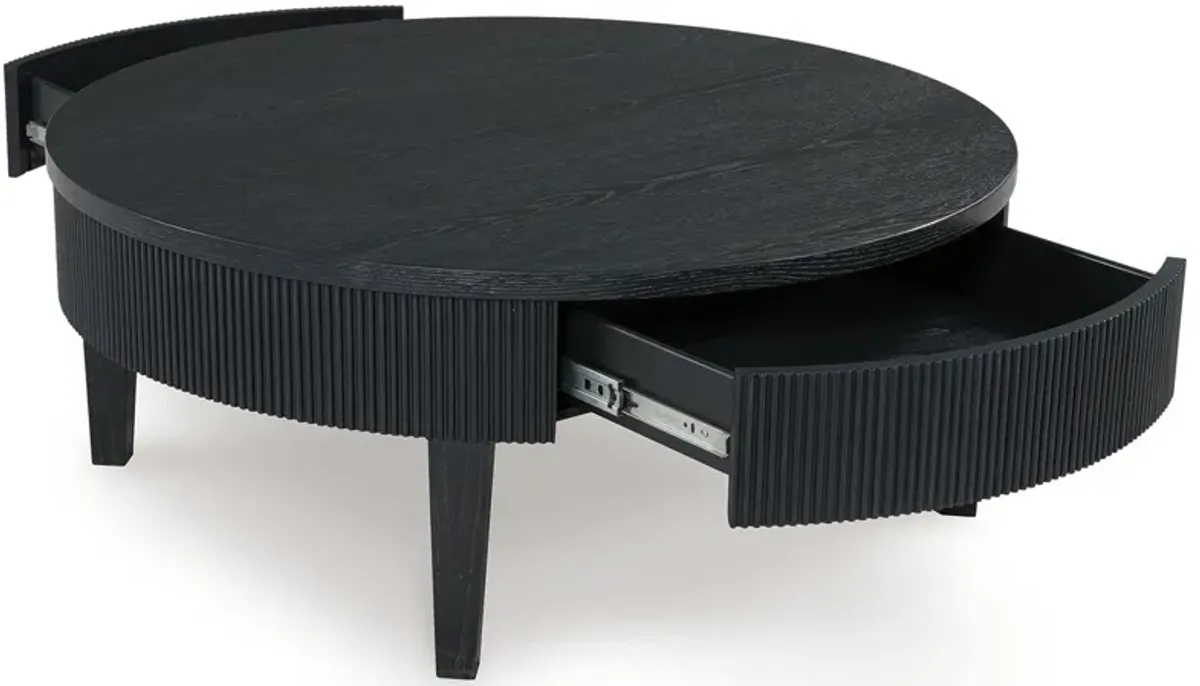 Marstream - Black - Round Cocktail Table