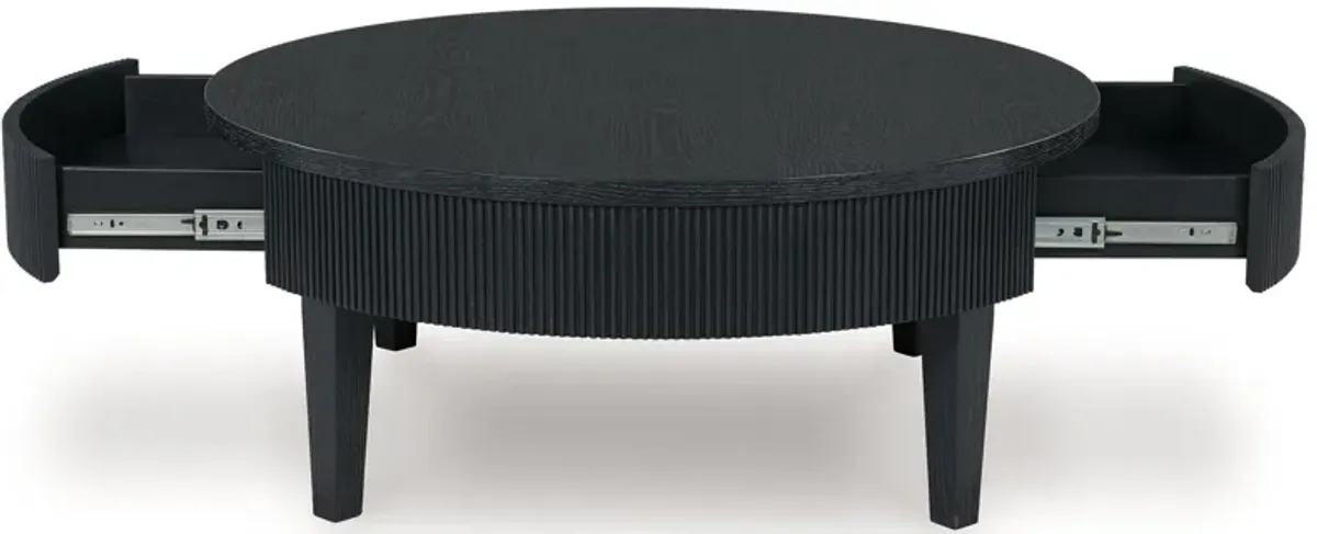 Marstream - Black - Round Cocktail Table