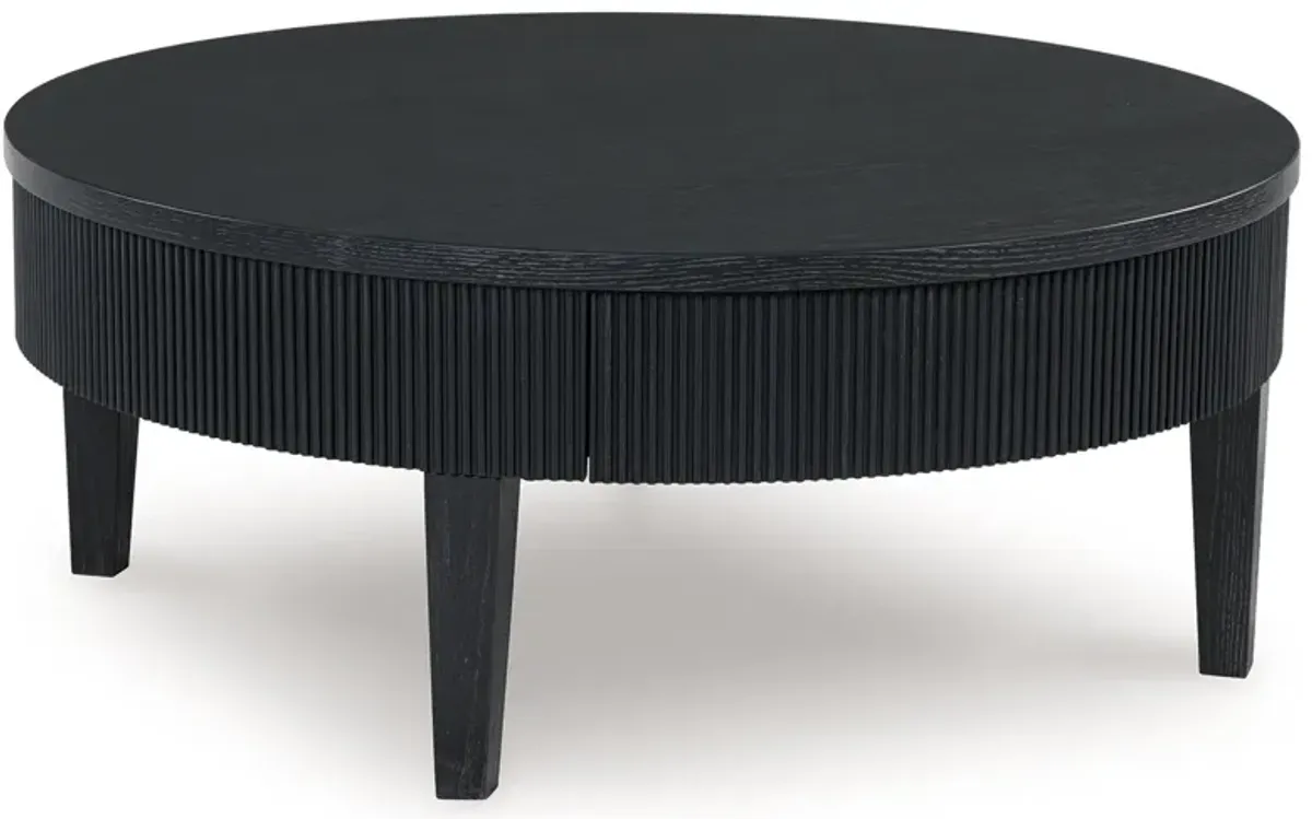 Marstream - Black - Round Cocktail Table