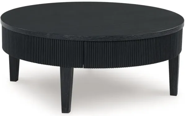 Marstream - Black - Round Cocktail Table